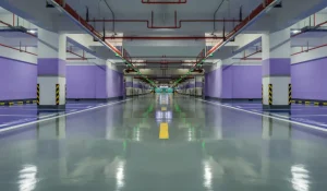 metallic epoxy flooring commercial